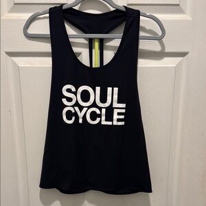 SoulCycle Black Crop Tank Top Sleeveless Relaxed